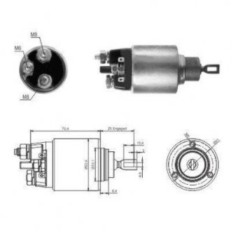 MEATDORIA DB Втягуюче реле стартера 124 T-Model 300 TE 4-matic -93, S-CLASS (W126) 260 SE (126.020) -91 Mercedes S204, C204, W203, S203, CLK-Class, W212, C124, C207, C238, W204, S212, W906, A124, A207, A238 MEAT&DORIA 46061