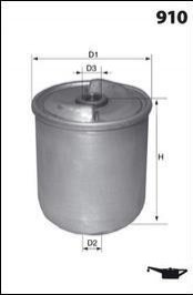 Фильтр масла (аналогWL7441/OZ6D) MECAFILTER ehc8400