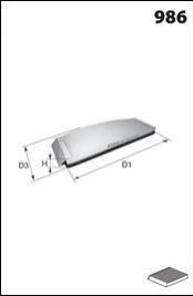 Фільтр салону MECAFILTER ekr7520