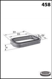 Фильтр воздушный (аналогWA6024/LX881) MECAFILTER el3556