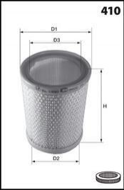 Фільтр повітряний (аналогWA6565/LX852) MECAFILTER el3666