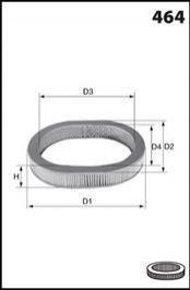 Фильтр воздушный (аналогWA6011/LX1043) MECAFILTER el3797