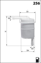 Фильтр топлива (аналогWF8132/KL172) MECAFILTER ele6016