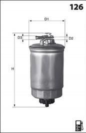 Фильтр топлива (аналогWF8045/KL180) MECAFILTER elg5210