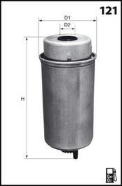 Фильтр топлива (аналогWF8370/KC116) MECAFILTER elg5287