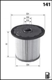 Фільтр палива (аналогWF8429/KX268D) MECAFILTER elg5378