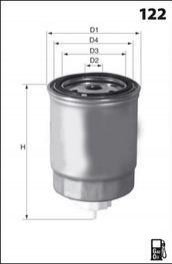 Фільтр палива MECAFILTER elg5518