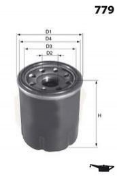 Фільтр олії (аналогWL7108/OC138) MECAFILTER elh4255