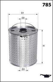 Фільтр оливи MECAFILTER elh4723