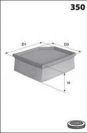 Фільтр повітряний (аналогWA9492/LX944) MECAFILTER elp9182