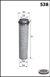 Фільтр повітряний MECAFILTER fa3408