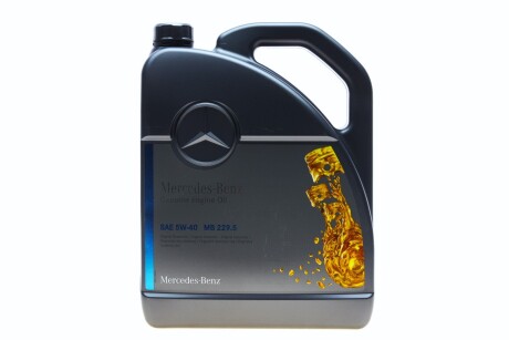 Олива моторна MB 229.5 1шт (5л) SAE 5W-40 MB 229.5 MERCEDES-BENZ 000989210713FAEE