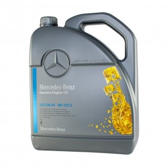 Моторне масло /Smart PKW-Synthetic MB 229.5 5W-40 (5 л) MERCEDES-BENZ a000989920213aife