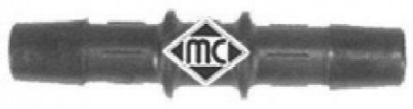 Універсальний з'єднувач шлангів 10mmx10mm (прямий) Metalcaucho 00044