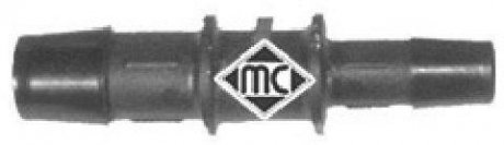 Універсальний пластиковий конектор шлангів13mmX10mm (прямий) Metalcaucho 00048