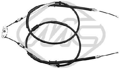 Купить Трос ручного гальма Opel Corsa Metalcaucho 82549 (фото1) подбор по VIN коду, цена 1543 грн.