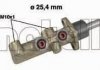 Купить Цилиндр тормозной главный Citroen Jumper, Fiat Ducato, Peugeot Boxer Metelli 05-0481 (фото1) подбор по VIN коду, цена 1739 грн.