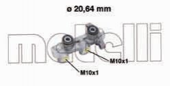Купить Цилиндр гидравлический тормозной Daewoo Lanos Metelli 05-0760 (фото1) подбор по VIN коду, цена 1524 грн.