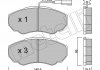 Купить Комплект тормозных колодок Metelli 22-0325-0 (фото2) подбор по VIN коду, цена 985 грн.