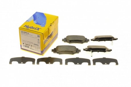 Купить Комплект тормозных колодок Mazda 3 Metelli 22-0993-0 (фото1) подбор по VIN коду, цена 663 грн.