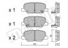 Купити Колодки гальмівні (задні) Citroen C4 Aircross/Mazda 6/Mitsubishi Outlander III/Peugeot 4008 12- Mitsubishi ASX, Citroen C4, Mitsubishi Outlander, Mazda 6 Metelli 22-0995-0 (фото1) підбір по VIN коду, ціна 641 грн.