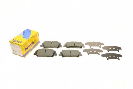 Комплект тормозных колодок Hyundai I30, Veloster, KIA Ceed, Optima, Pro Ceed Metelli 22-0997-0