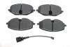 Купить Колодки тормозные (передние) Audi A3/Skoda Octavia/Seat Leon/VW Golf VIII 19-/Caddy 20- (+датчики)) Metelli 22-1280-0 (фото1) подбор по VIN коду, цена 1223 грн.