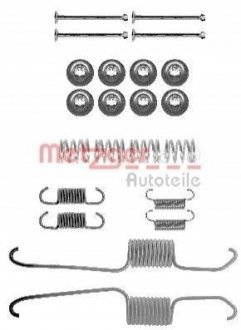 Монтажный Комплект тормозных колодок Toyota Hilux, Volkswagen Caddy METZGER 105-0003