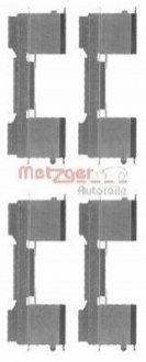 Монтажный Комплект тормозных колодок Fiat Ducato, Peugeot Boxer, Citroen Jumper METZGER 109-1729