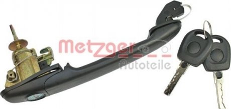 Купить Ручка двери с замком Volkswagen Sharan METZGER 2310540 (фото1) подбор по VIN коду, цена 1301 грн.