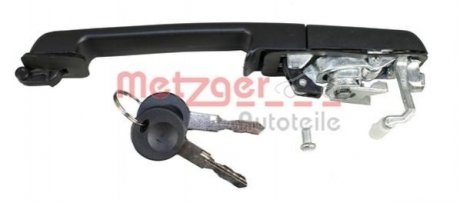 Купить Ручка дверей без замка пластикова Volkswagen Passat METZGER 2310594 (фото1) подбор по VIN коду, цена 1380 грн.
