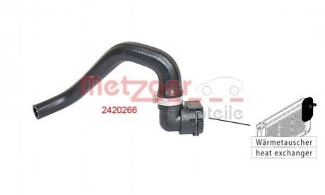 Шланг резиновый Fiat Doblo METZGER 2420266