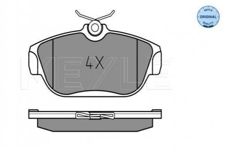 Купить Комплект тормозных колодок Volvo 740, 940, 960, S90, V90 MEYLE 025 201 6418 (фото1) подбор по VIN коду, цена 1039 грн.