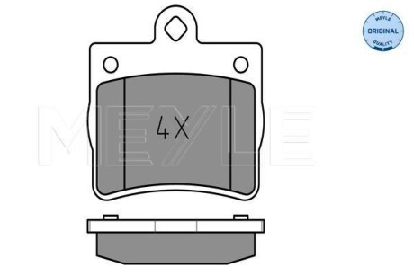 Тормозные колодки, дисковый тормоз.) Mercedes C124, C207, C238, W202 MEYLE 0252190015