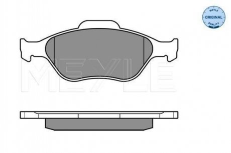 Купить Комплект тормозных колодок из 4 шт. дисков Toyota Yaris MEYLE 025 232 0217/W (фото1) подбор по VIN коду, цена 1146 грн.