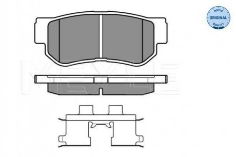 Комплект тормозных колодок из 4 шт. дисков Hyundai Trajet, Santa Fe, Sonata MEYLE 025 235 4314/W