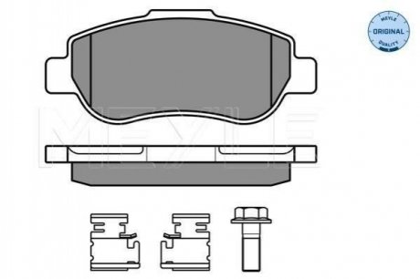 Колодки гальмівні (передні) Fiat Doblo 05- (Bosch) Fiat 500 MEYLE 025 240 7217/W