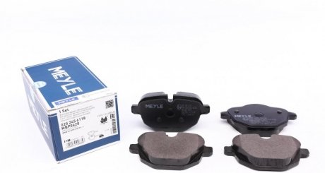 Комплект гальмівних колодок з 4 шт. дисків BMW F10, X3, F11, i8, X4 MEYLE 025 245 6118