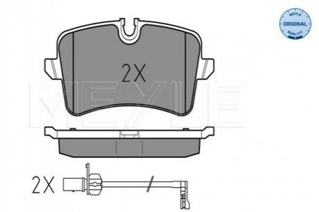 Колодки гальмівні (задні) Audi A4/A5/A6/A7/A8/Porsche Macan 09- Audi A8 MEYLE 025 246 0617/W