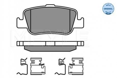 Комплект гальмівних колодок з 4 шт. дисків Toyota Corolla, Auris, Verso MEYLE 025 246 6415/W
