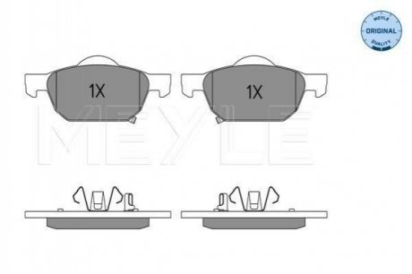 Комплект тормозных колодок Honda Accord MEYLE 025 247 9617/W