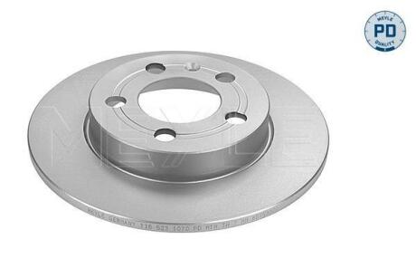Диск гальмівний (задній) Audi A3/TT 96-06/Skoda Octavia/VW Golf IV 98-05 (239x8.9) MEYLE 115 523 0021/PD