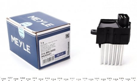 Резистор вентилятора печки BMW 3 (E46)/5 (E39) 00- BMW E36 MEYLE 314 880 0000