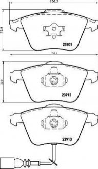 Купить Тормозные колодки перед. AUDI A3/TT VW Golf V, Passat 05- SEAT Leon (с датч.) Volkswagen Golf, Passat, Audi A3, Volkswagen EOS, Seat Leon, Volkswagen CC, Skoda Superb MINTEX mdb2677 (фото1) подбор по VIN коду, цена 1368 грн.