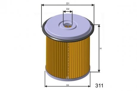 Купить Фильтр топливный Renault Clio I, Megane, Rapid 1.9, Safrane Renault Clio, Safrane, Megane, Scenic MISFAT f685 (фото1) подбор по VIN коду, цена 249 грн.