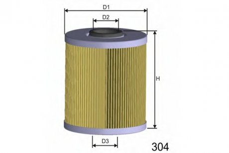 Фильтр масляный BMW E36 1.8tds 95-00 MISFAT l587