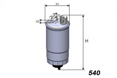 Фильтр топливный VW/Seat 1.9 SDI/TDI 98-05 MISFAT m275