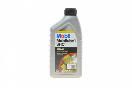 Масло 75W90 Mobilube 1 SHC (1L) (ZF TE-ML 02B/12L/12N/16F/17B/19C/ 07A/R. Bosch AS TE-ML 08/SAE J) MOBIL 142123