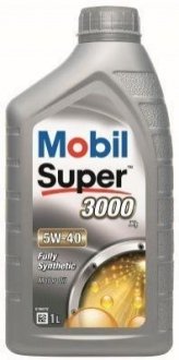 Олива мот 5W40 1L Super 3000 X1 =152567 MB 229.3/VW 502.00 505.00/PORSCHE A40/RN0700 Renault Megane, BMW E21, E30, E36, E12, E28, Alfa Romeo 33, 75, Volkswagen Passat, BMW E34, E23, E32, E31 MOBIL 151165