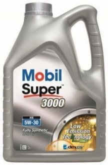 Масло масло 5W30 5L Super 3000 XE MOBIL 151451